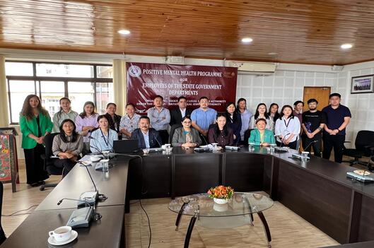 Positive Mental Health programme for the employees of Planning Department, Government of Sikkim held on 27-06-2025 at Conference Hall, Sikkim SLSA