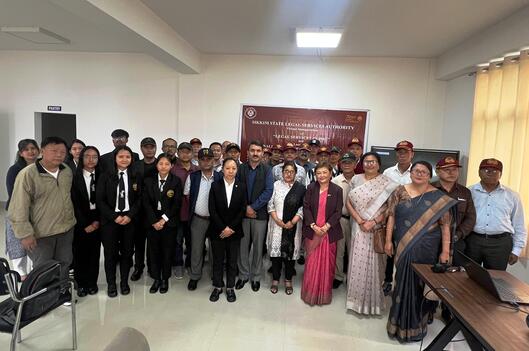 Virtual Inauguration of “LEGAL SERVICES CLINIC”and Launch of NALSA Veer Parivar Sahayata Yojana, 2025 on 26-07-2025 at Rajya Sainik Board, Gangtok