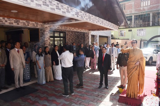 Celebration of 78th Independence Day on 15th August, 2024 in the office premises of Sikkim SLSA at Development Area, Gangtok