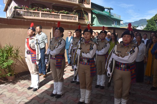 Celebration of 78th Independence Day on 15th August, 2024 in the office premises of Sikkim SLSA at Development Area, Gangtok