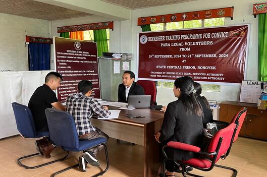 Refresher Training Programme for Convict Para Legal Volunteers from 19th September, 2024 to 21st September, 2024 at State Central Prison, Rongyek