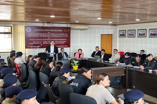 Sensitization Programme on Sexual Harassment of Women at Workplace (Prevention, Prohibition & Redressal) Act, 2013 for Women Employees of the State Government Departments held on 28.10.2024 at Conference Hall, Sikkim SLSA