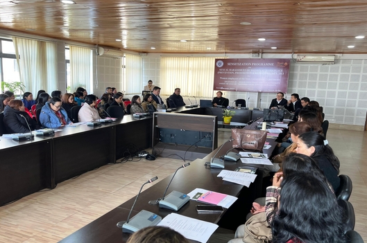 Sensitization Programme on Sexual Harassment of Women at Workplace (Prevention, Prohibition & Redressal) Act, 2013 for Women Employees of the Health Department, Government of Sikkim held on 12.12.2024 at Conference Hall, Sikkim SLSA