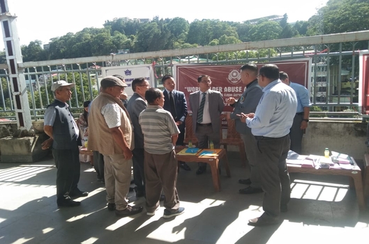 OBSERVATION OF “WORLD ELDER ABUSE AWARENESS DAY” ON 15TH JUNE, 2025 AT KISHAN MARKET, NAMCHI BY DISTRICT LEGAL SERVICES AUTHORITY, NAMCHI DISTRICT