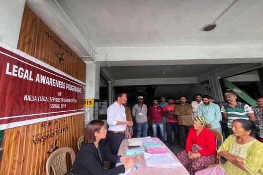 OBSERVATION OF “WORLD ELDER ABUSE AWARENESS DAY” ON 15TH JUNE, 2025 AT LAL BAZAAR, MANGAN BY DISTRICT LEGAL SERVICES AUTHORITY, MANGAN DISTRICT