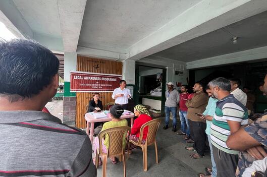 OBSERVATION OF “WORLD ELDER ABUSE AWARENESS DAY” ON 15TH JUNE, 2025 AT LAL BAZAAR, MANGAN BY DISTRICT LEGAL SERVICES AUTHORITY, MANGAN DISTRICT