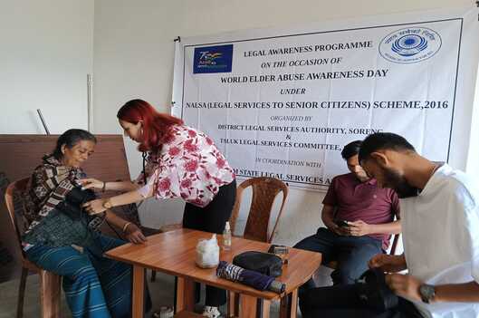 OBSERVATION OF “WORLD ELDER ABUSE AWARENESS DAY” ON 15TH JUNE, 2025 AT KHANASIRBONG, SORENG BY DISTRICT LEGAL SERVICES AUTHORITY, SORENG DISTRICT