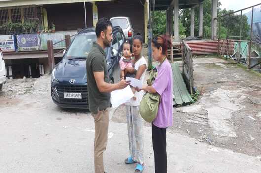 CELEBRATION OF “DISSEMINATION OF PAMPHLETS REGARDING INFORMATION ON LEGAL SERVICES ISSUED BY THE SIKKIM SLSA AND THE NALSA’S HELPLINE NUMBER BY THE DLSA, GANGTOK & PAKYONG DISTRICT