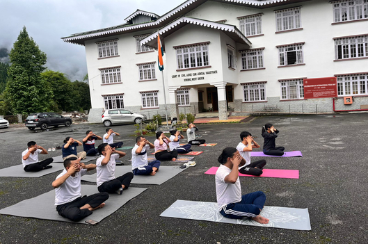 CELEBRATION OF “INTERNATIONAL YOGA DAY” ON 21ST JUNE, 2025 BY DLSA AT SORENG